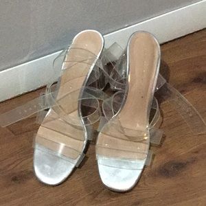 Zara clear straps